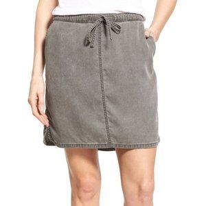 CASLON Easy Drawstring Skirt Pockets M